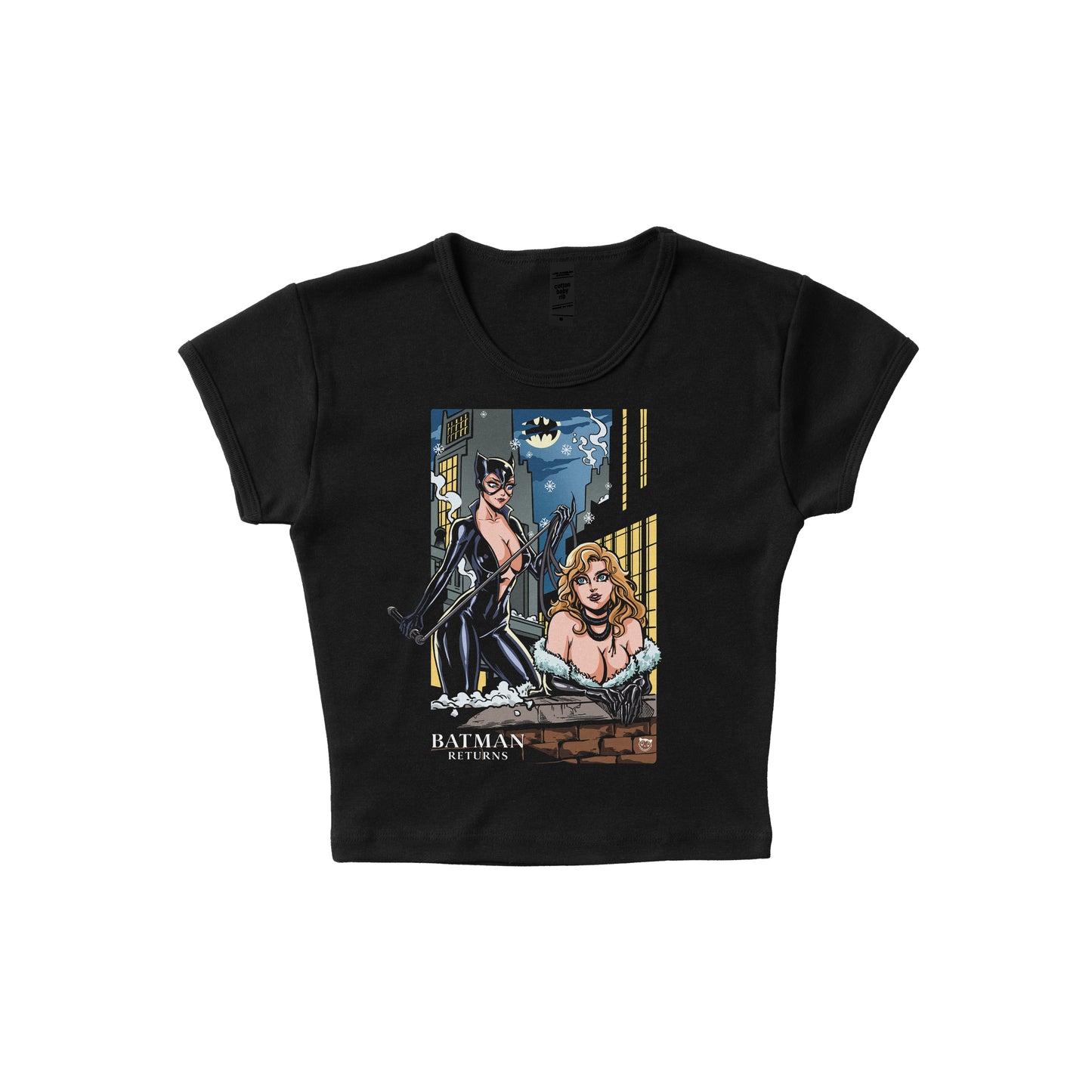 Catwoman & the Ice Princess - LAA Baby Rib Short Sleeve Raglan