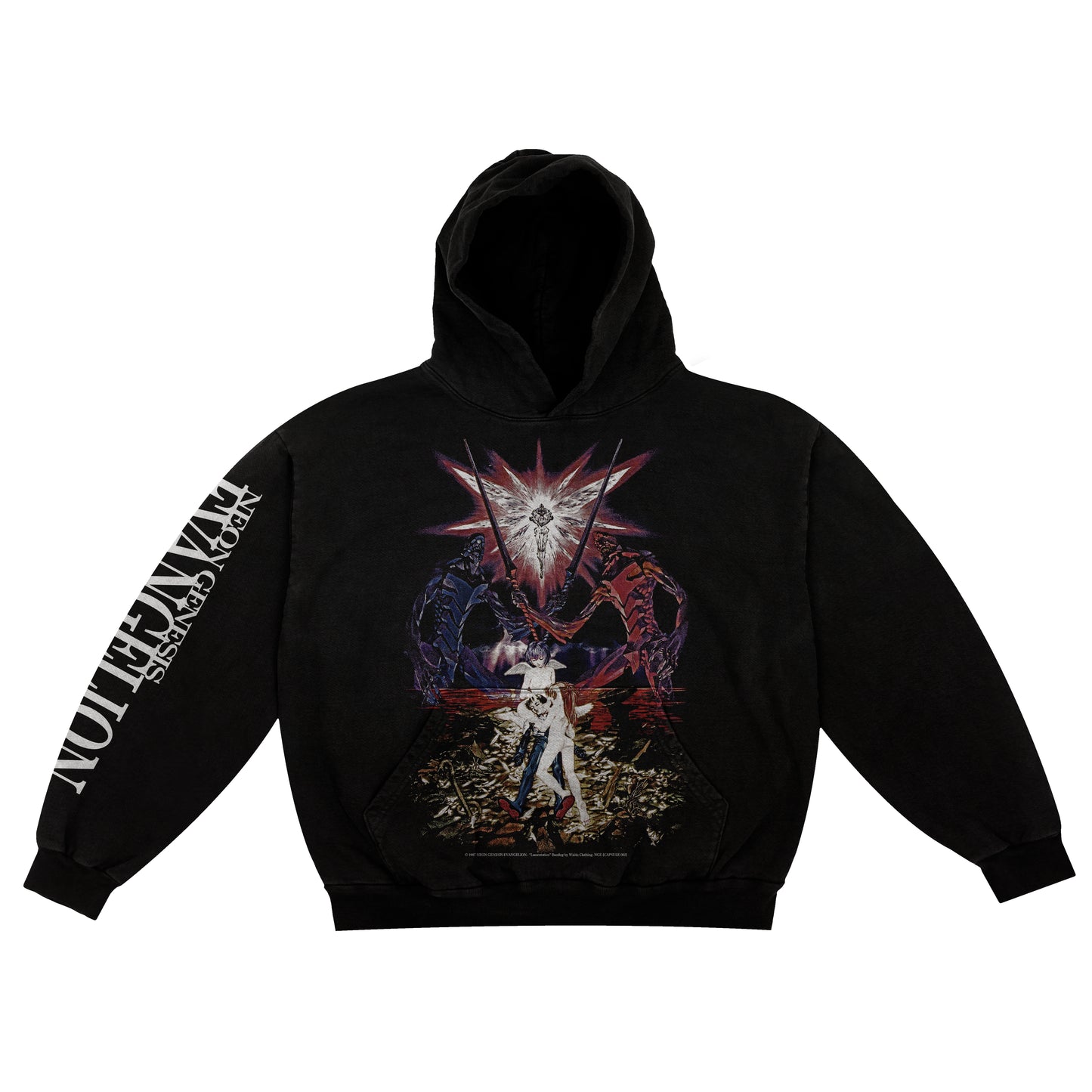 Neon Genesis Evangelion "Lamentation" Oversized Hoodie