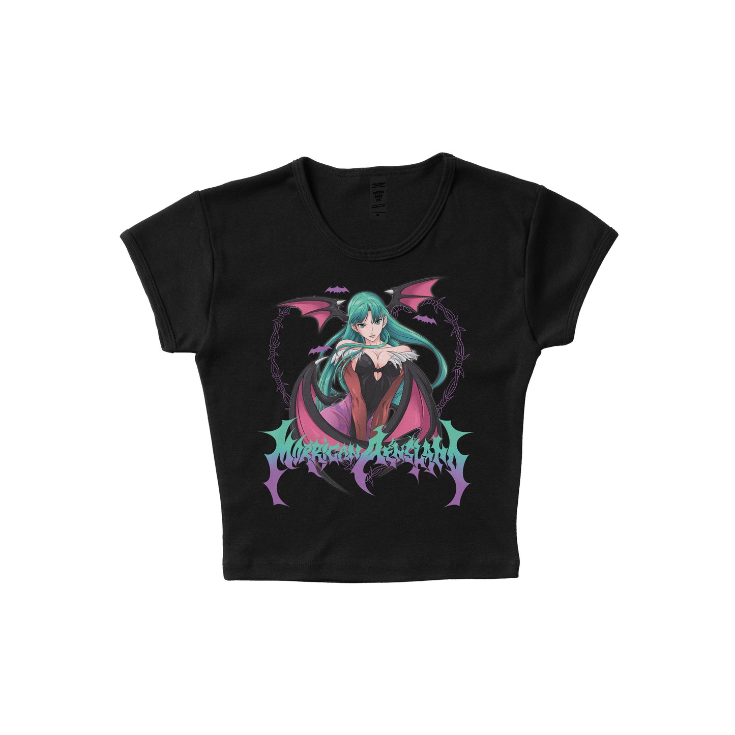 Morrigan Aensland - LAA Baby Rib Short Sleeve Raglan