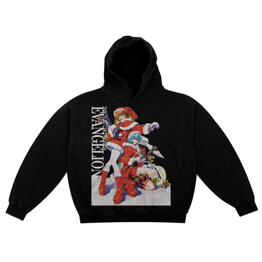 Neon Genesis Evangelion Christmas - Oversized Hoodie