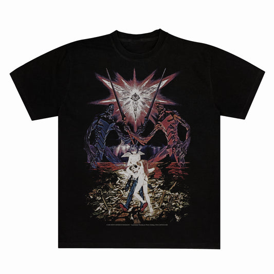 Neon Genesis Evangelion "Lamentation" Tee - CC 1717 Black