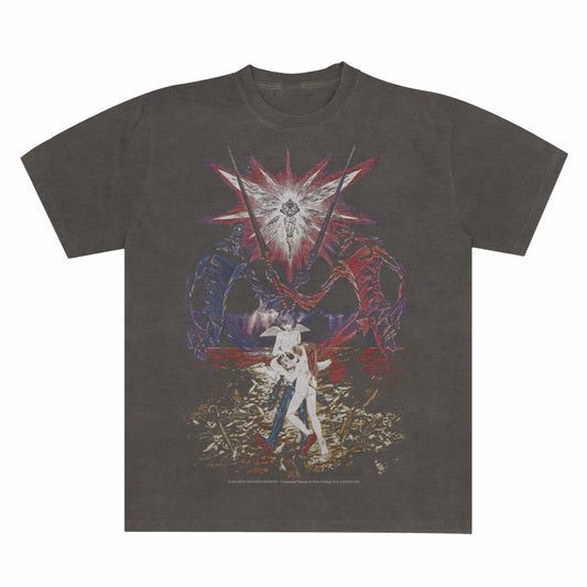 Neon Genesis Evangelion "Lamentation" Tee - CC 1717 Vintage Black