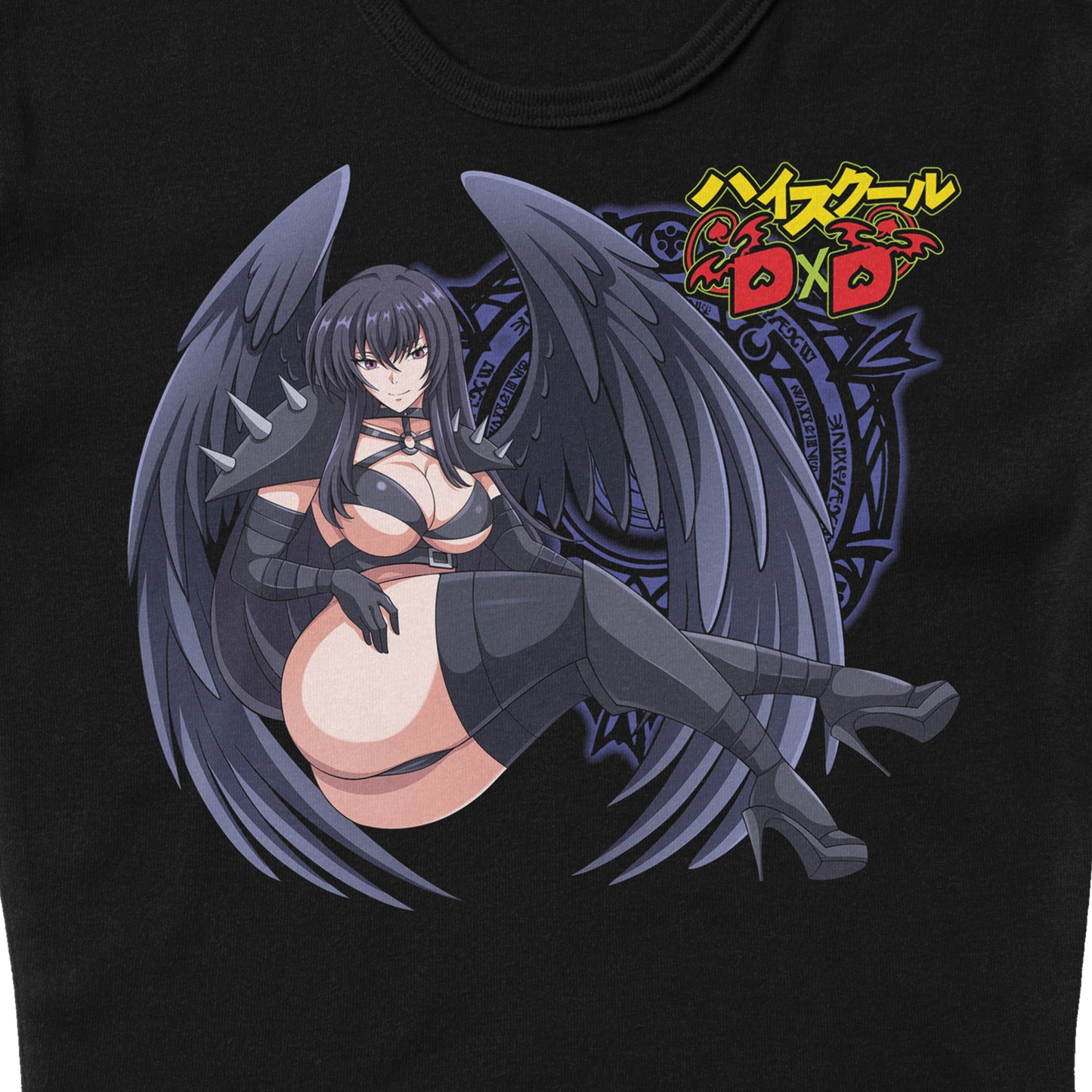 Highschool DxD Raynare - LAA Baby Rib Short Sleeve Raglan