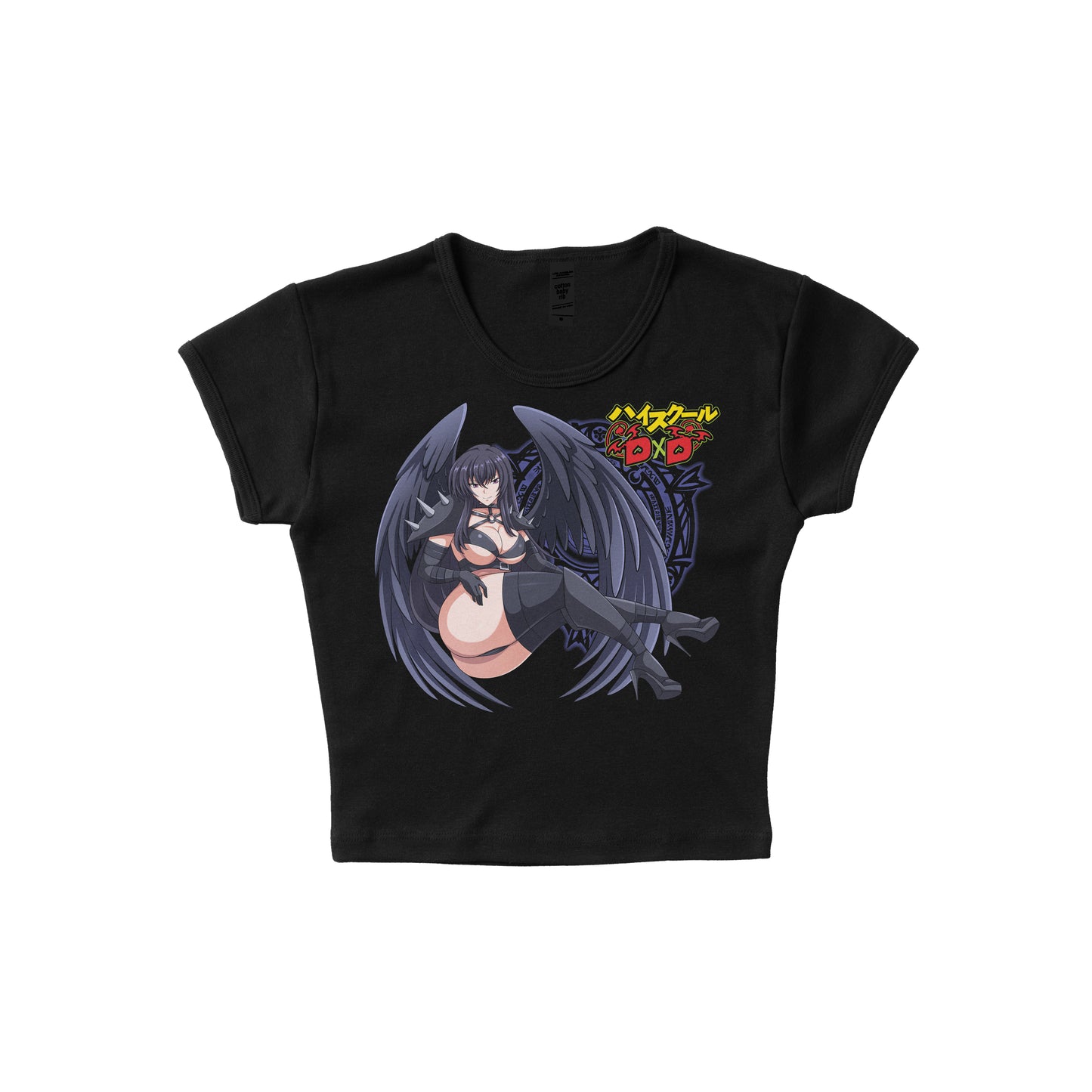 Highschool DxD Raynare - LAA Baby Rib Short Sleeve Raglan