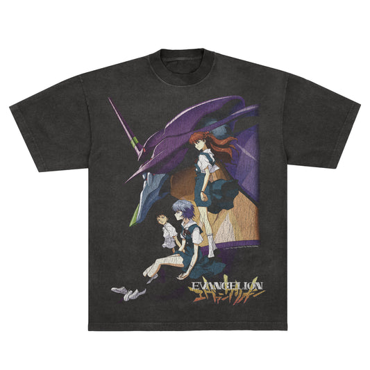 The Angel Slayers Neon Genesis Evangelion - LAA 1801 Vintage Black