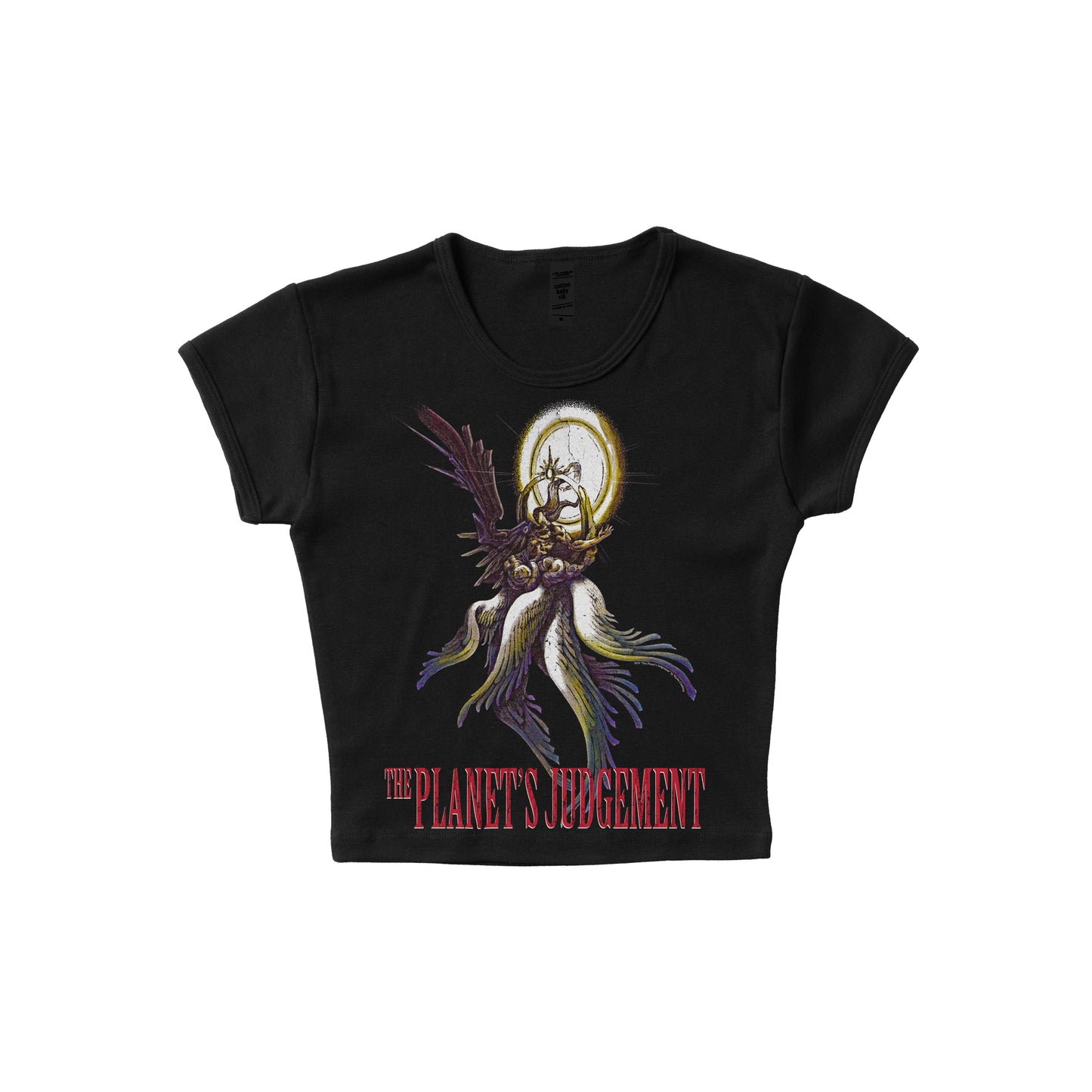 The Planets Judgement FFVII - LAA Baby Rib Short Sleeve Raglan