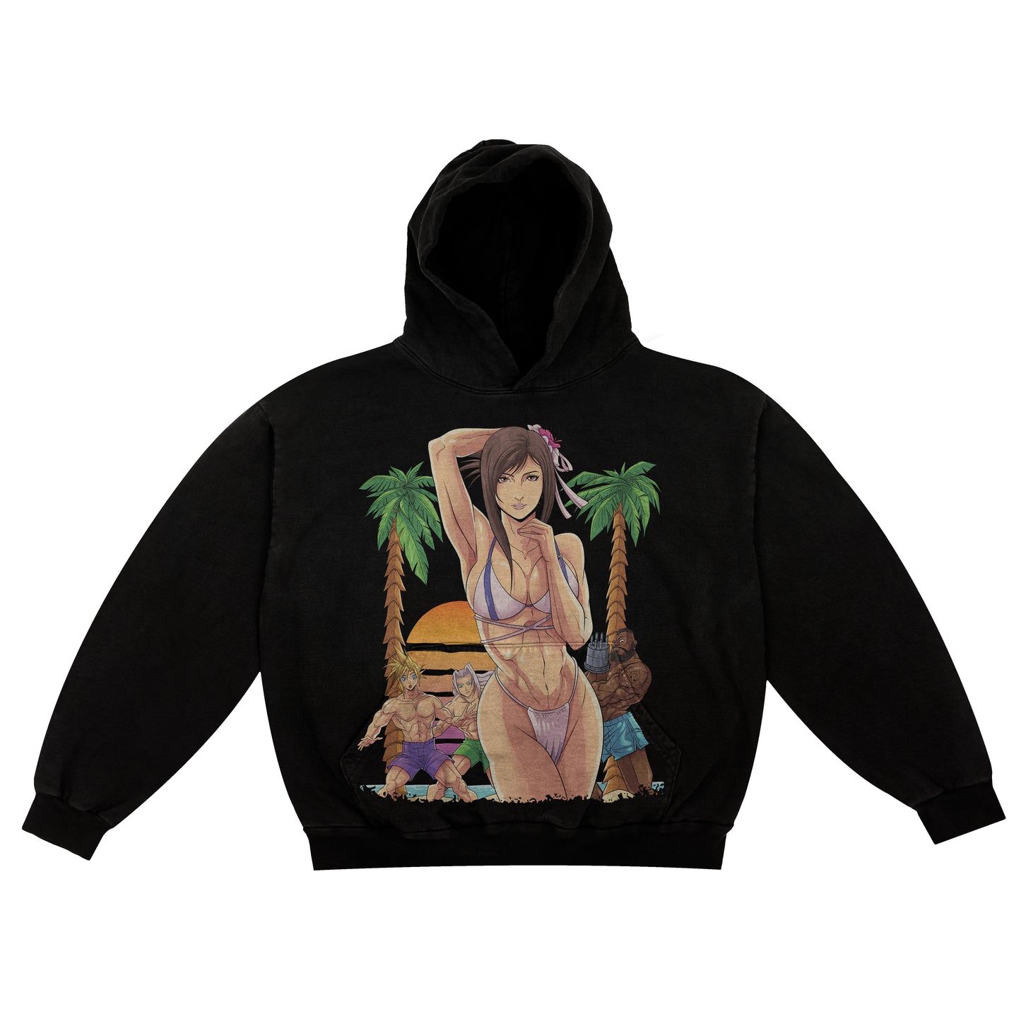 FF7 Tifa Beach Day - Hoodie